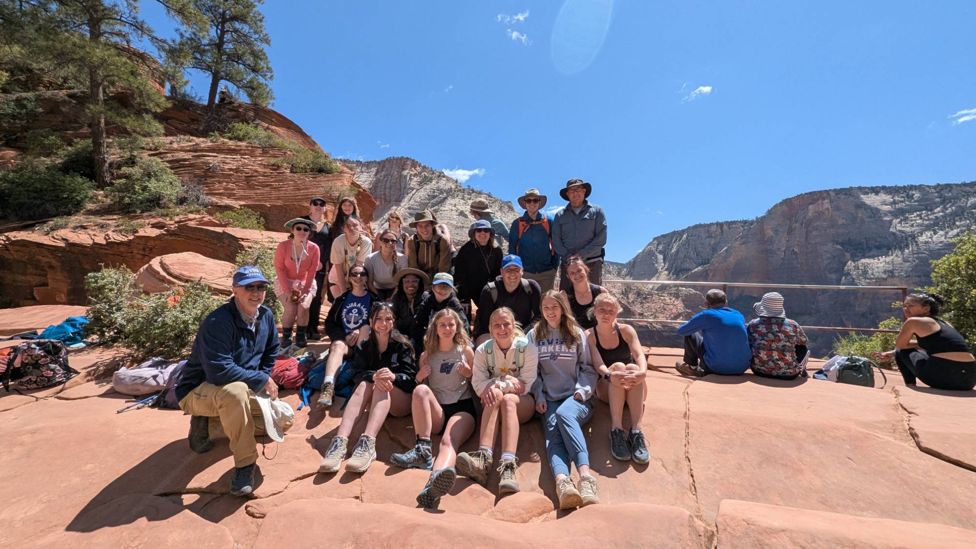 2025 Participants at Scout's Lookout in Zion National Park